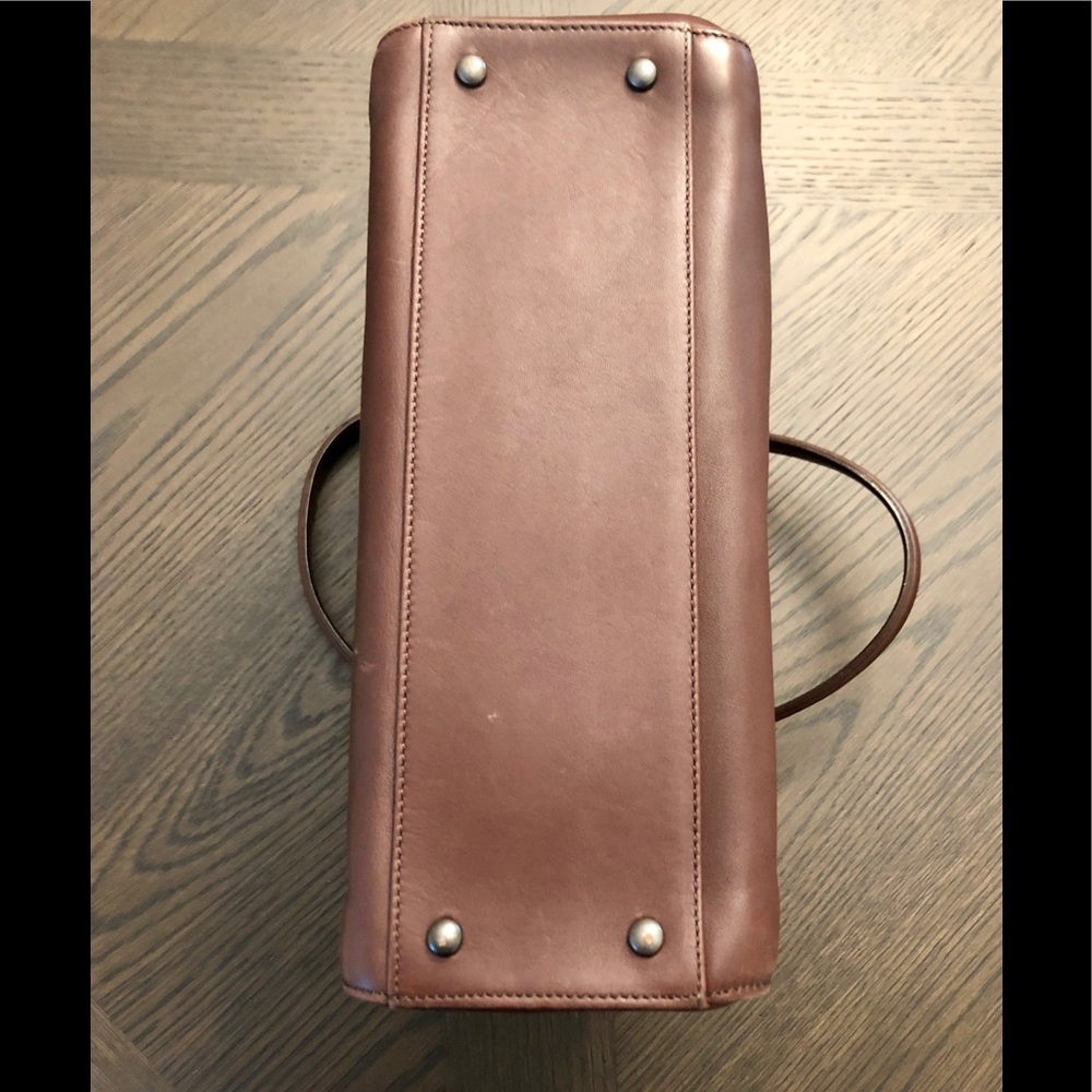 Vintage Coach Brown Leather Satchel - Picture 5 of 7